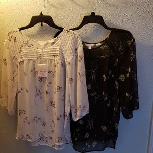 Lauren Conrad Pintuck tops